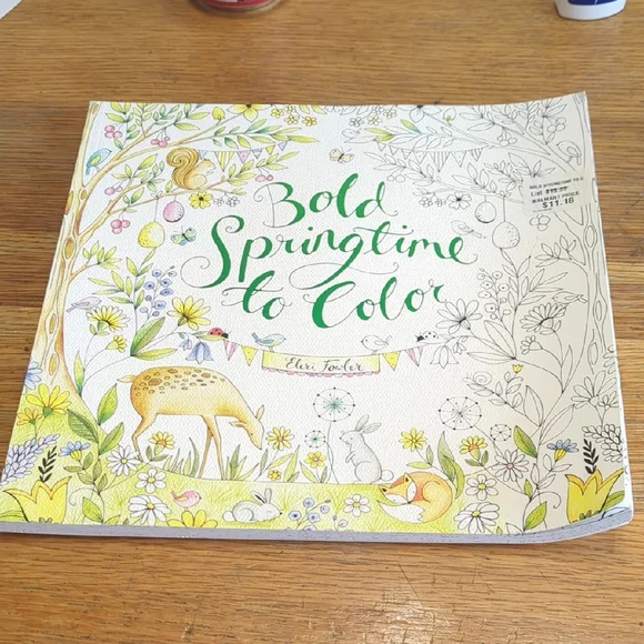 Springtime Coloring Book - Picture 1 of 7